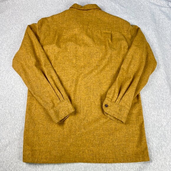 Pendleton Virgin Wool BOARD SHIRT Loop Collar Flap Pocket Men's Small S - Picture 3 of 12